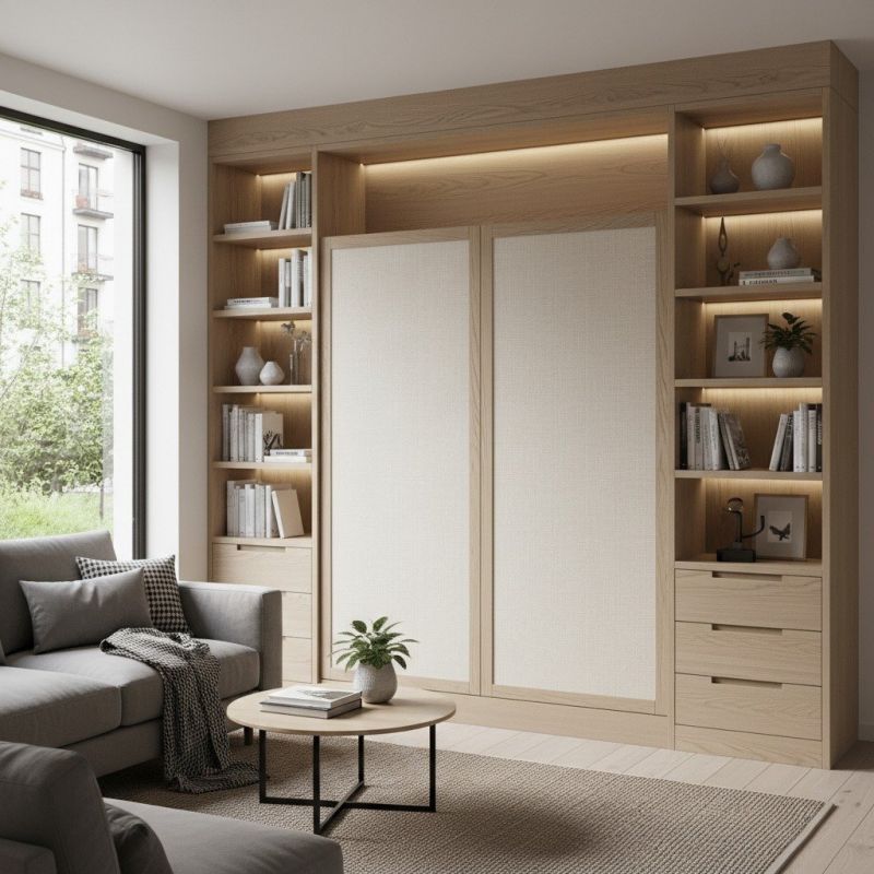 Custom Bookshelves Installation in Raleigh, NC